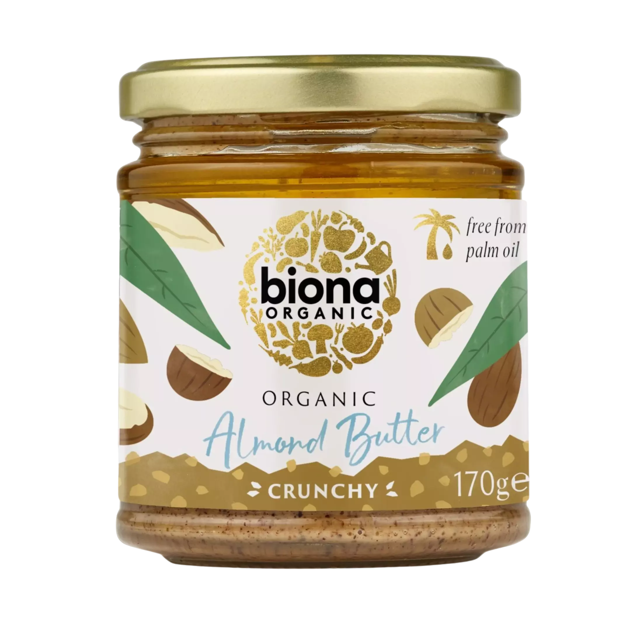 Biona Organic Crunchy Almond Butter