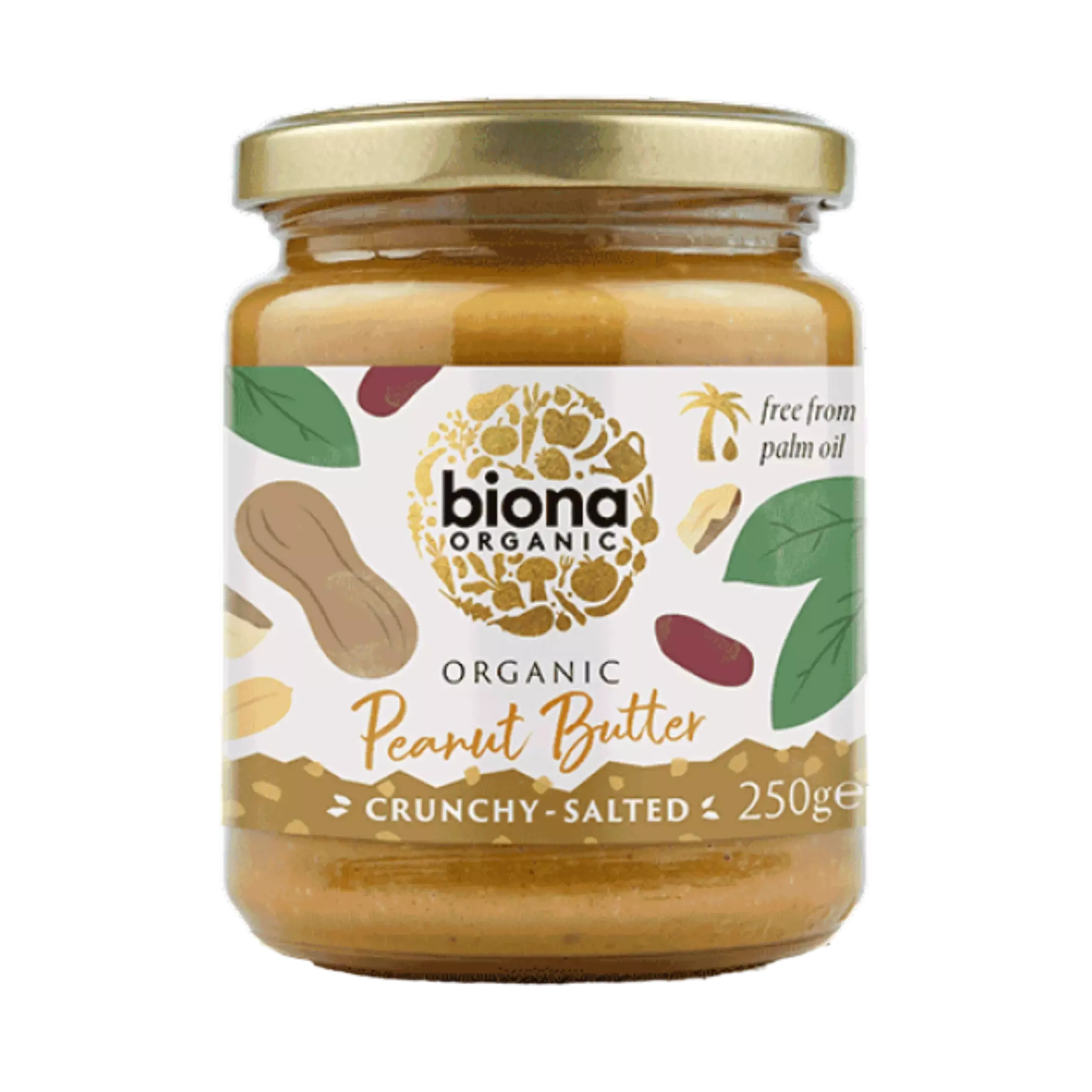 Biona Organic Salted Peanut Butter Crunchy 250g