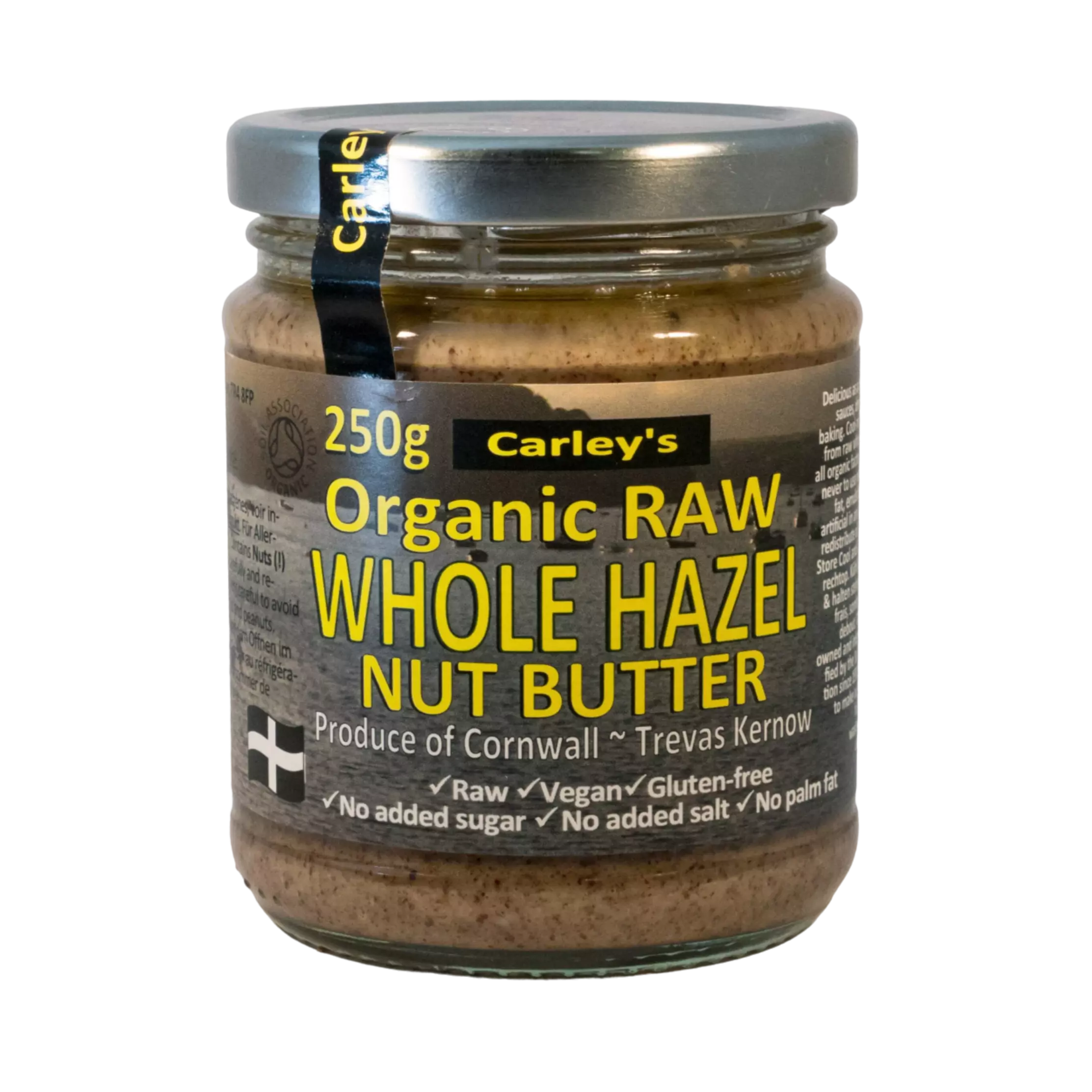 Carley's Organic Raw Hazelnut Butter