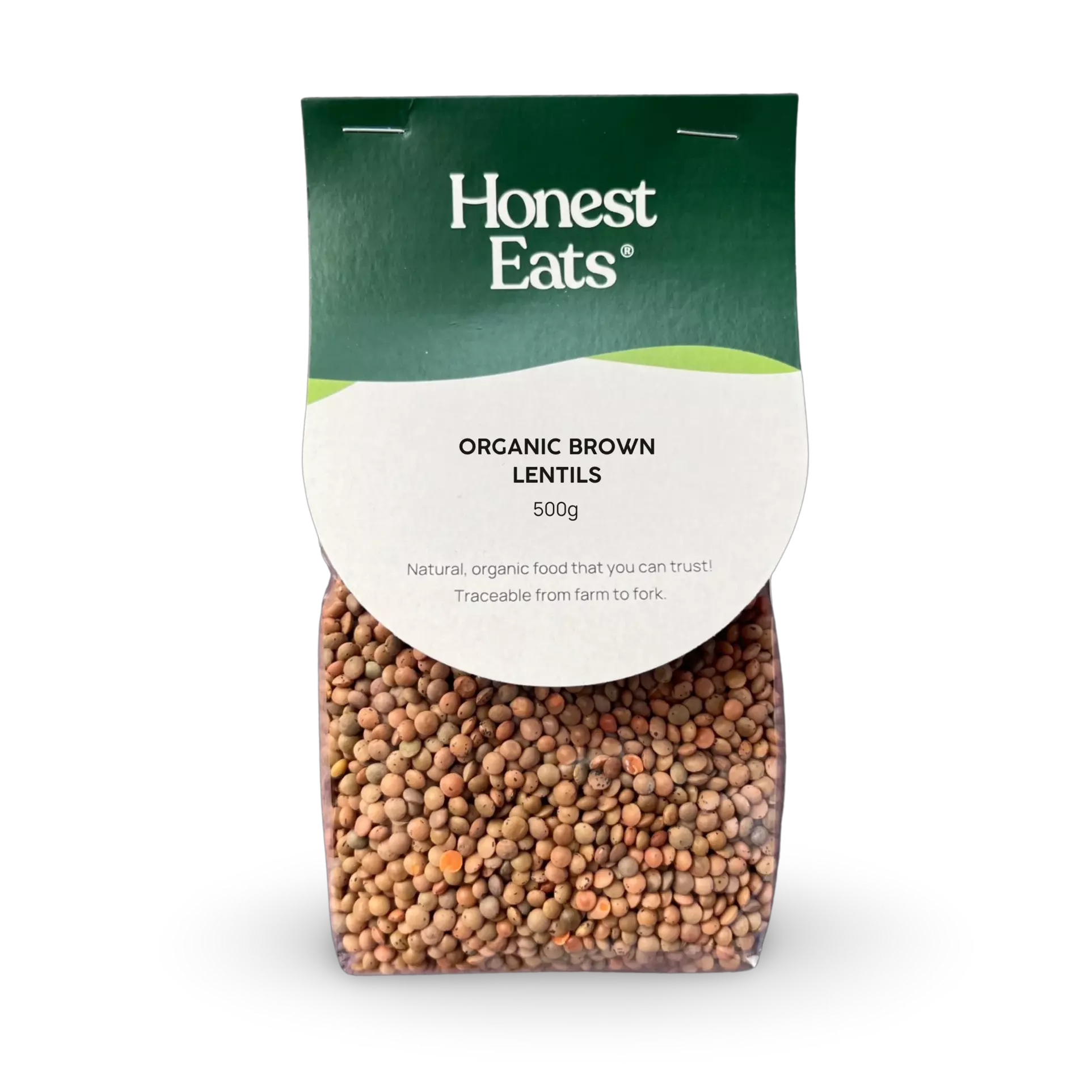 Organic Brown Lentils 500g