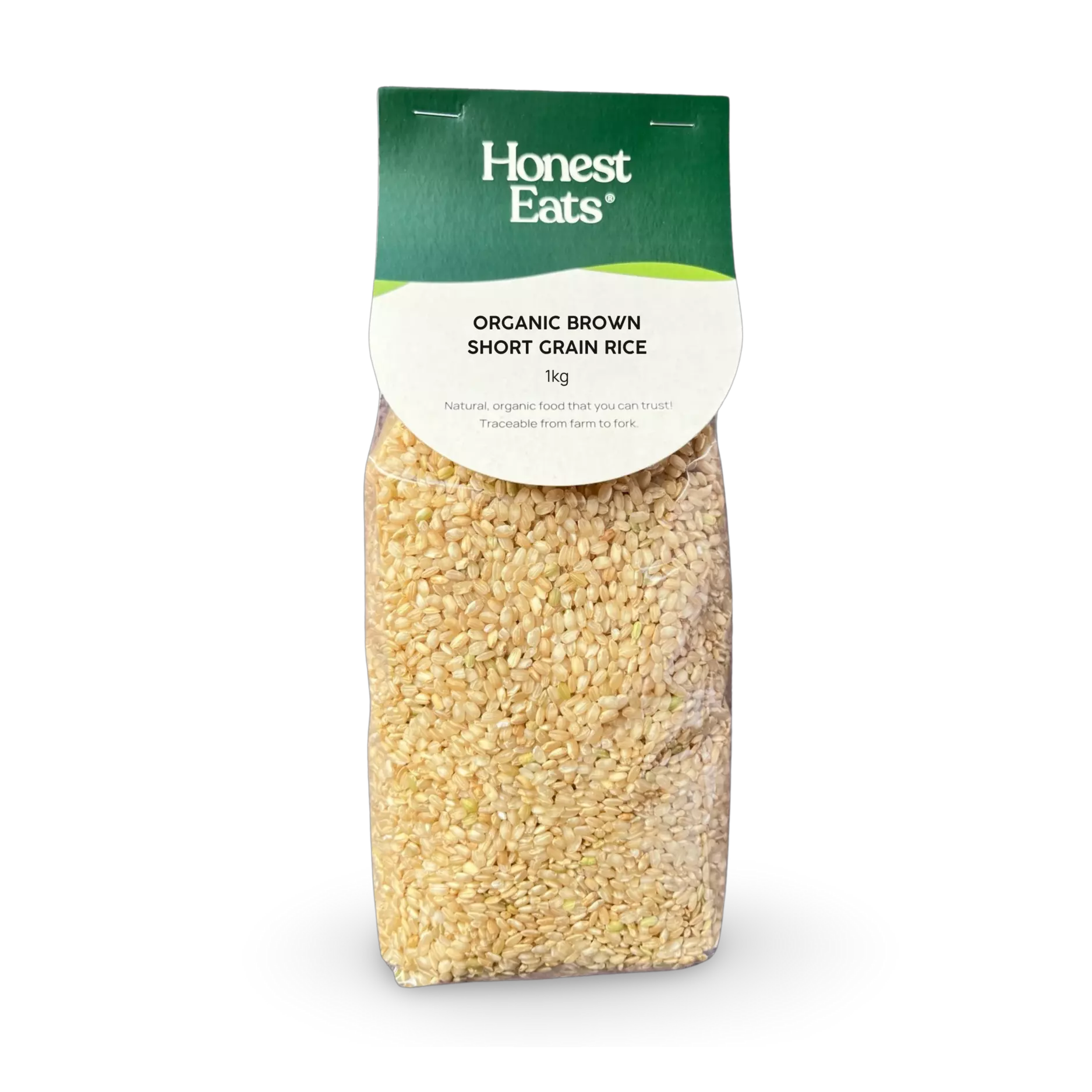 Organic Brown Short Grain Rice 1kg