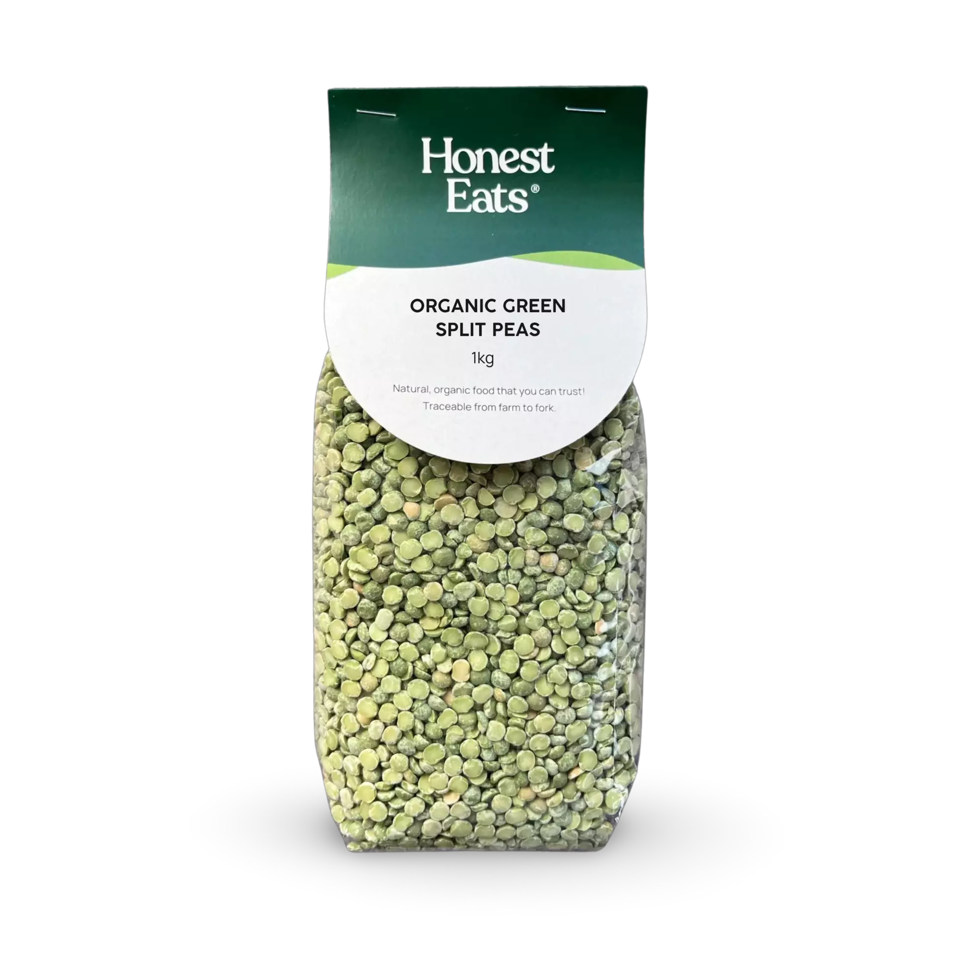 Organic Green Split Peas 1kg