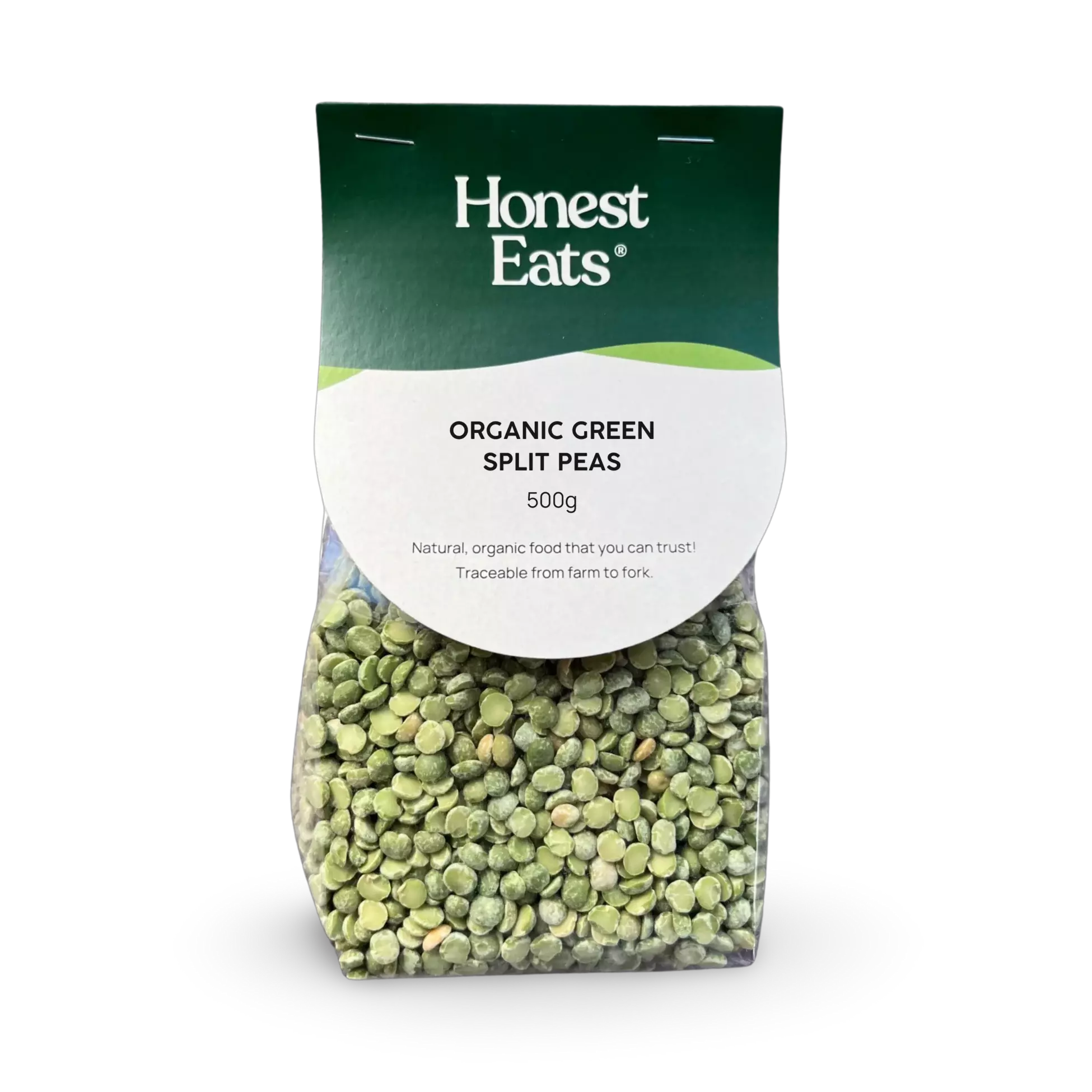 Organic Green Split Peas 500g