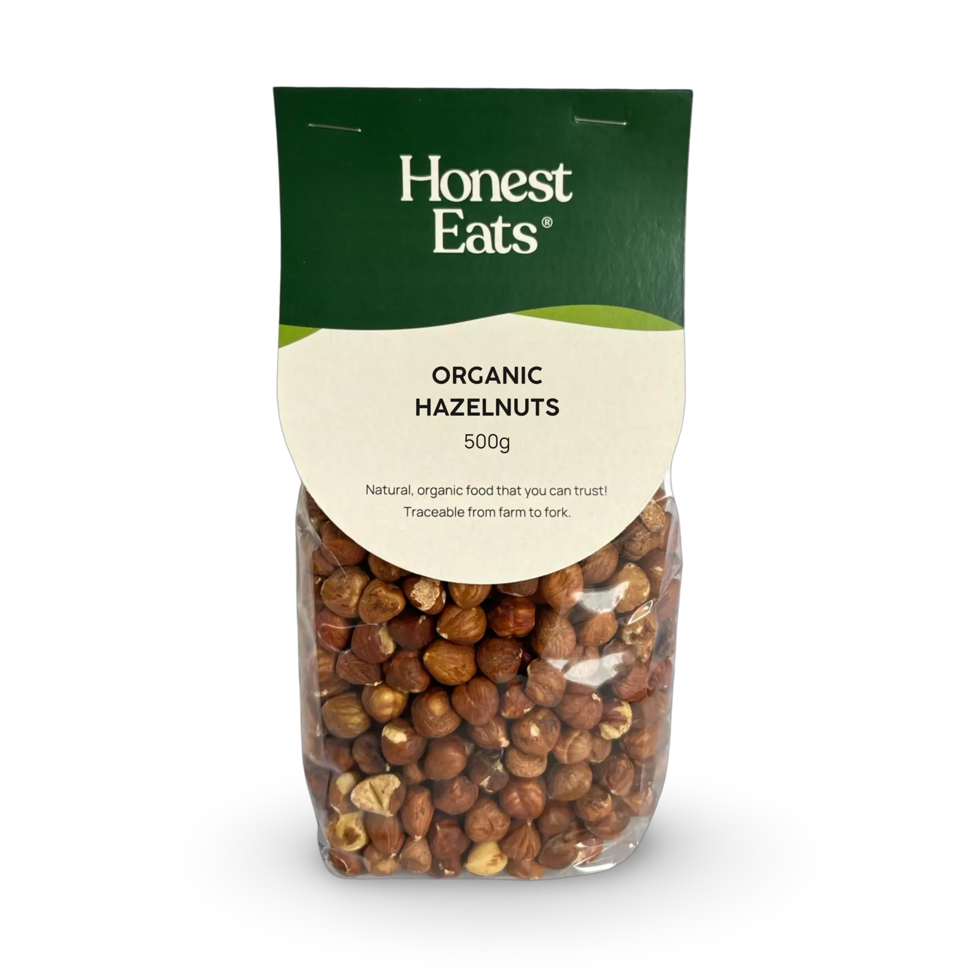 Organic Hazelnuts 500g