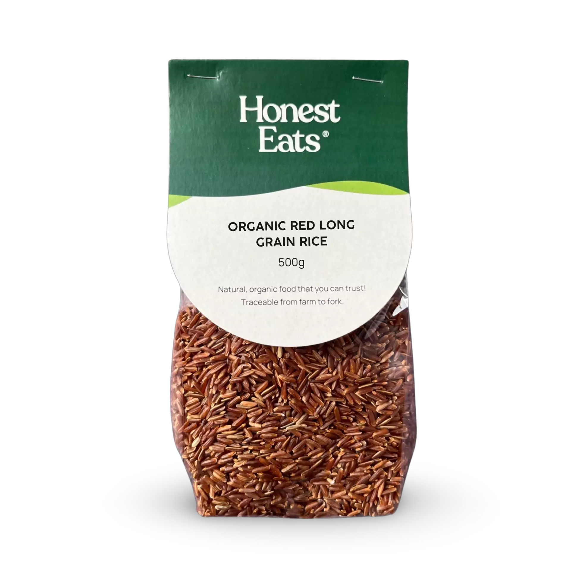 Organic Red Long Grain Rice 500g