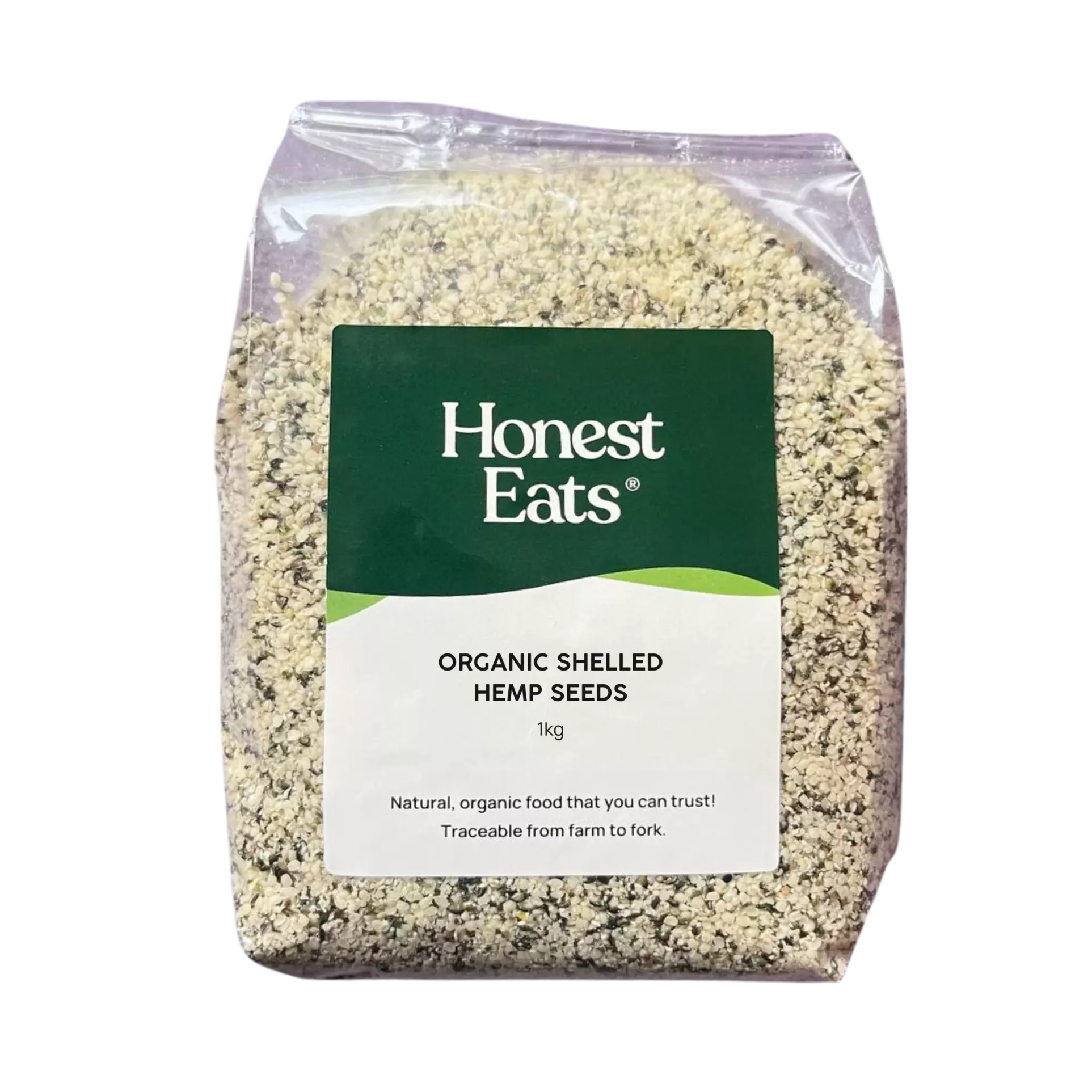 Organic Shelled Hemp Seeds 1kg