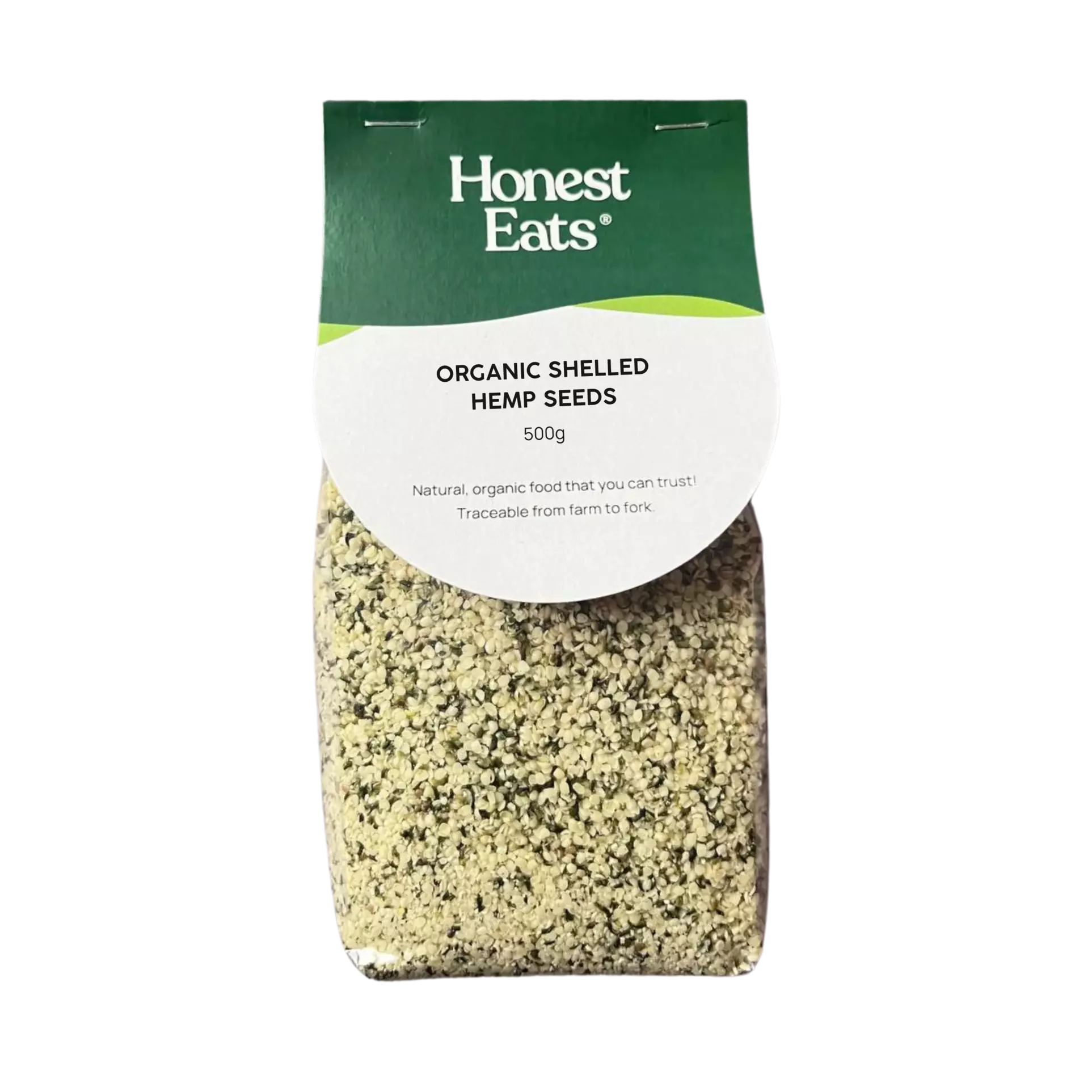 Organic Shelled Hemp Seeds 500g